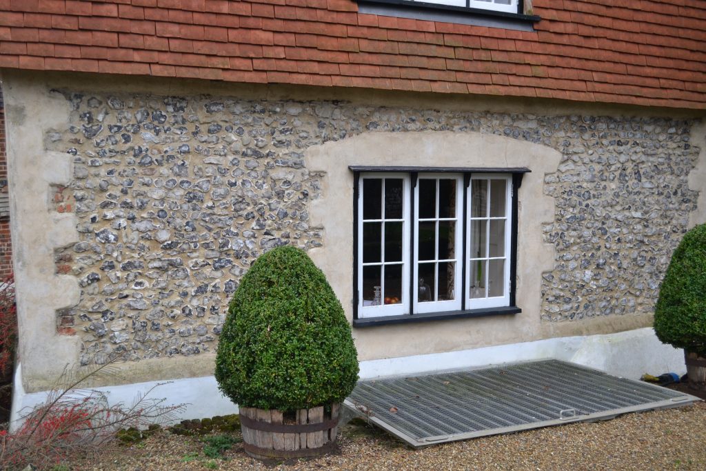 Revive dirty masonry Building renovation with blast cleaning